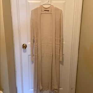 Ankle length cardigan